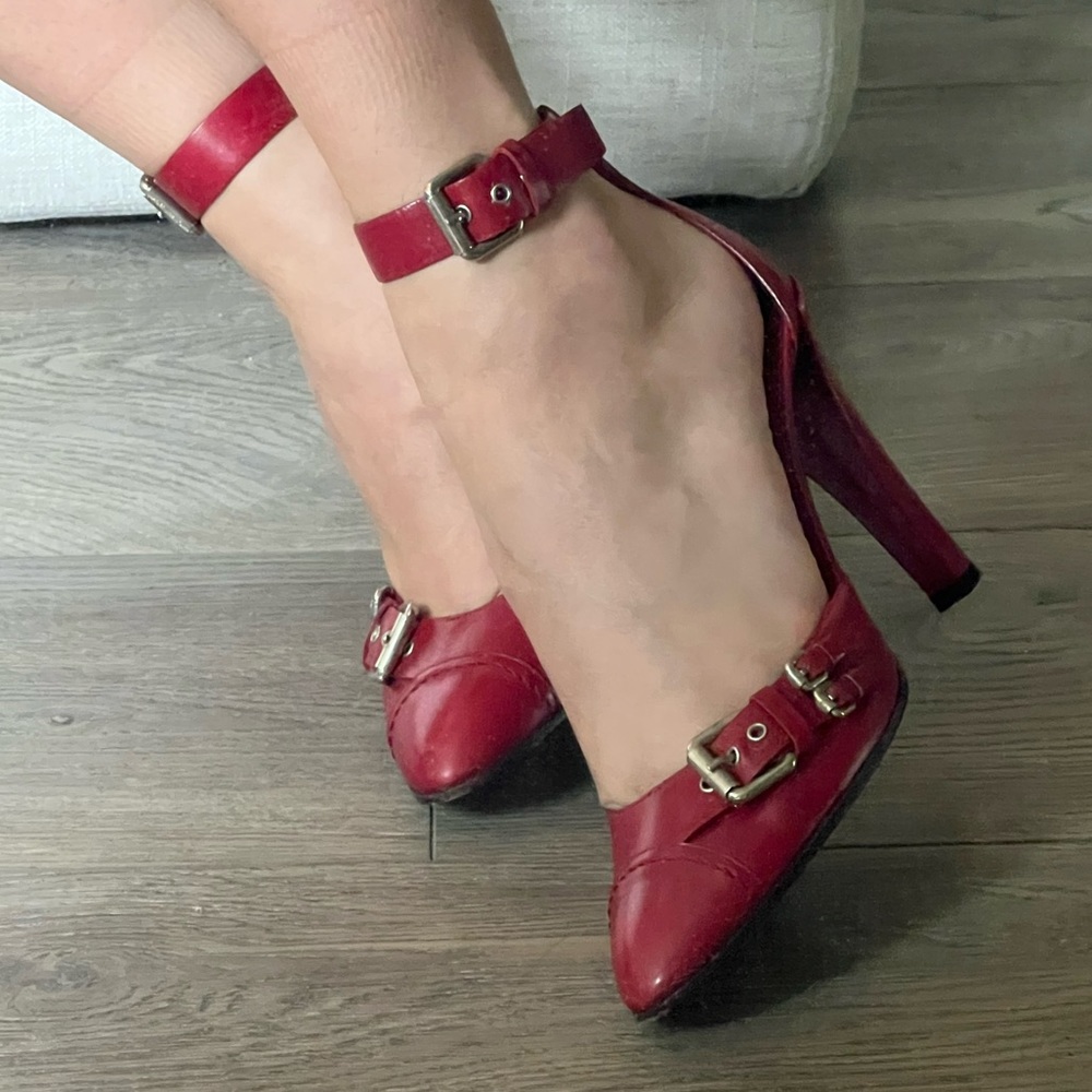 Louis Vuitton Ankle Strap Pumps